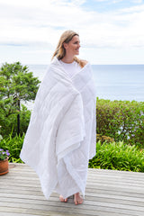 Goose Down Blanket - Alpine White