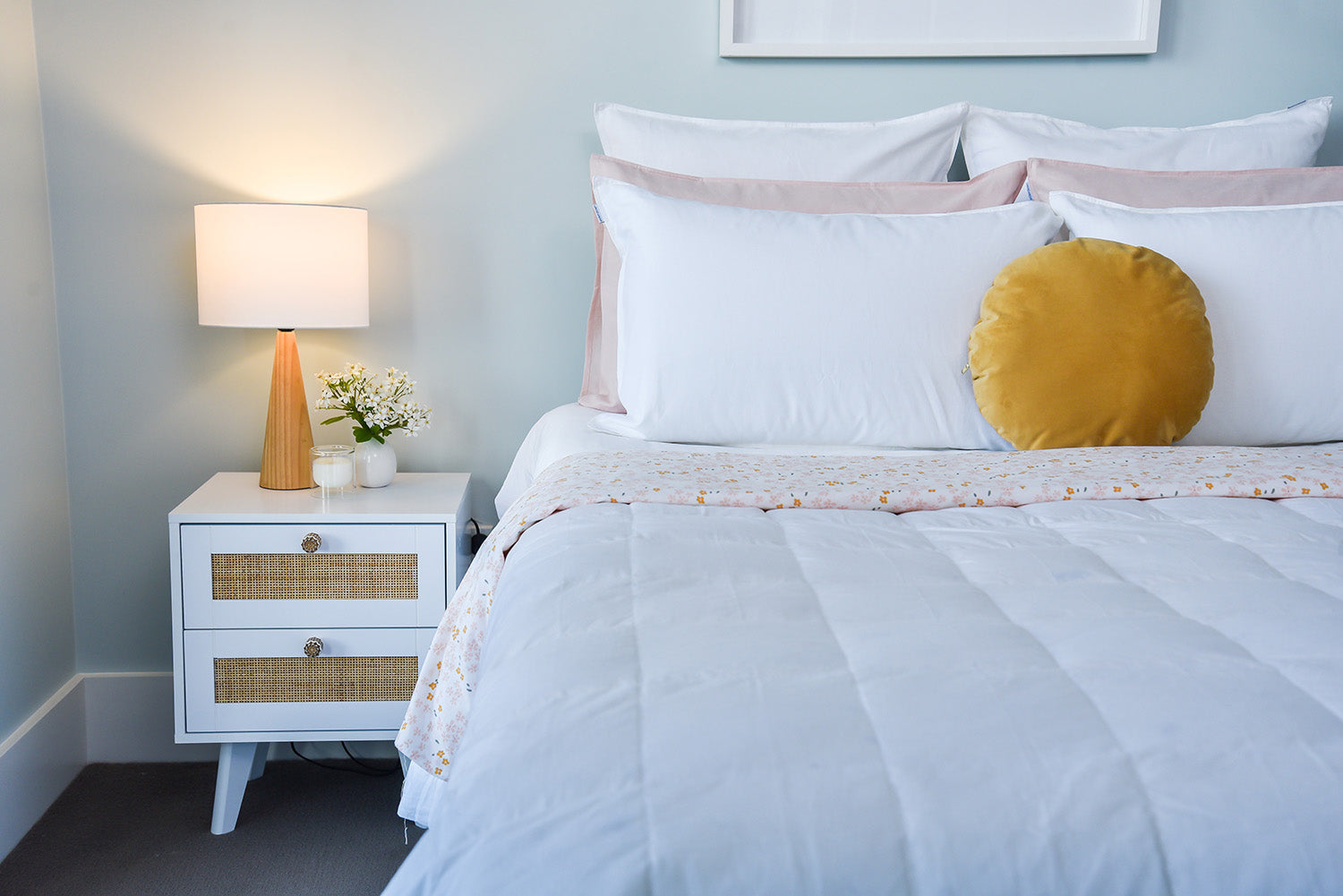 Goose Down Blanket Alpine White