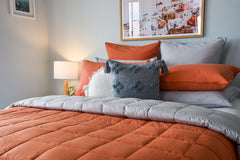 Linen Pillowcase - Terracotta Clay