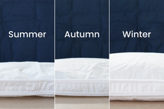 90% Hungarian Goose Down Summer Weight Duvet - Made in NZ
