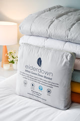 Goose Down Blanket - River Stone